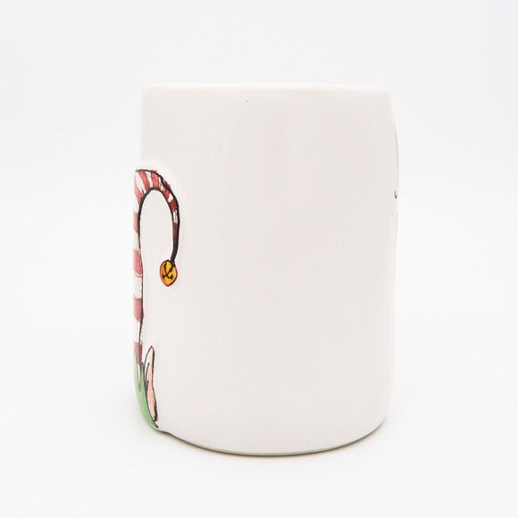 Rae Dunn Christmas Mug, Santa's Little Helper Elf Mug, 16oz Ceramic Coffee Cup - Picture 5 of 10